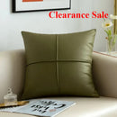 Ljojo Light Simulation Leather Thickened Throw Pillow