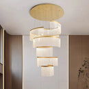 Ljojo Light Luxury Staircase Pendant Lights for Modern Home and Living Room