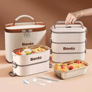 Ljojo 3-Layer Stainless Steel Lunch Box Set