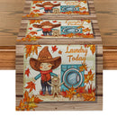 Ljojo Maple Leaf Table Runner Wedding Dining Coffee Table Long Cloth