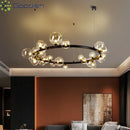 Circular Ring LED Pendant Lights Chandelier for Living Room - Modern Minimalist Luxury by Ljojo