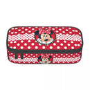 Ljojo Mickey Mouse Pencil Bag: High Capacity Makeup and Stationery Case