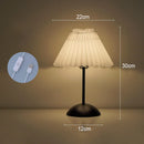 Ljojo LED Table Lamp Nordic Fabric USB Plug For Living Room Bedroom Atmosphere Decor