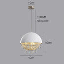Ljojo Luxury Crystal Chandelier Pendant Lights for Home Dining Room Decor