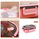 Ljojo 3 Grid Fruit Cartoon Lunch Box for Kids, Multi-function Organizer