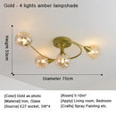 Crystal Glass Ball LED Pendant Chandelier - Modern Minimalist Nordic Art Light by Ljojo