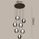 Ljojo LED Pendant Light for Modern Home Decor and Staircase Chandeliers