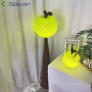 Ljojo Melon Shaped LED Floor Lamp for Bedroom Decoration - Creative Wabi-sabi Art Decor