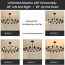 Modern Minimalist Led Chandelier for Living Dining Room Kitchen Bedroom Pendant Lights by Ljojo