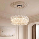 Ljojo Luxury Lotus Leaf Glass Chandelier LED Light Fixture