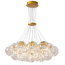 Nordic Starlit Sky Glass Ceiling Chandelier for Child Bedroom Dining Room by Ljojo