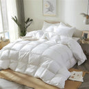 Ljojo Luxe Goose Down Quilt | Fluffy Queen King Size Duvet with Cotton Shell