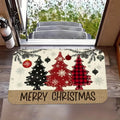 Christmas Tree Printed Non-Slip Floor Mat for Home, Bathroom & Kitchen by Ljojo