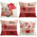 Ljojo Love Balloon Bear Decorative Pillowcase for Home Sofa Cover