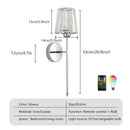 LED Rechargeable RGB Wall Lamp 2000mAH Wireless Removable Bedroom Decor by Ljojo