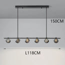 Ljojo Luxury Crystal Chandelier Pendant Light for Dining Room & Living Room Decor