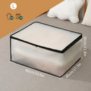 Ljojo™ Quilt Blanket Storage Bag: Folding Duvet Organizer for Closet or Under-Bed.