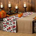 Halloween Rose Table Runner by Ljojo: Festive Farmhouse Decor for Parties & Weddings