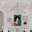 Nordic Designer Glass Chandelier Pendant Light for Living Room - Modern Ljojo Light Fixtures