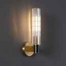 LED Iron Wall Lamp Modern Glass Sconces Golden Light Fixture by Ljojo
