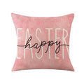 Easter Bunny Eggs Pillowcase 45x45cm Linen Pillow Covers, Ljojo Home Decor Brand