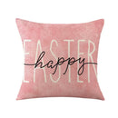 Easter Bunny Eggs Pillowcase 45x45cm Linen Pillow Covers, Ljojo Home Decor Brand