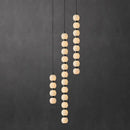 Ljojo LED Staircase Chandeliers for Living Room Pendant Light Lamps