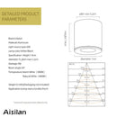 Ljojo LED COB Downlight: Super Anti-glare Ceiling Light for Living Room