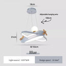 LED Hanging Airplanes Chandelier for Children's Rooms by Ljojo