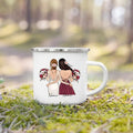 Enamel Mug Custom Name Tea Coffee Wine Mugs for Maid of Honor by Ljojo