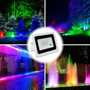Ljojo™ RGB Flood Light: 100W 50W 30W 20W Waterproof Outdoor Spotlight Street Light