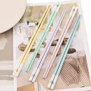 Ljojo Love Chopsticks: Reusable Alloy Korean Sushi Chopsticks, Non-Slip, 5 Pairs