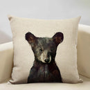 Animal Print Cushion 45x45cm for Sofa, Car Seat & Living Room Decor by Ljojo