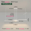 Modern LED Pendant Light Bar Counter Strip Chandelier - Ljojo
