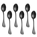 Ljojo Mini Gold Spoon Set for Coffee, Dessert, Tea - 6Pcs Stainless Steel Kitchen Accessories