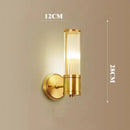 Modern Luxurious Copper Crystal Wall Lamp - LED Decorative Frame for Home Decoration - Ljojo
