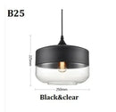 Modern LED Glass Pendant Light Fixture for Kitchen & Dining Room by Ljojo