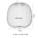 Foscarini Spokes 1/2 Suspension Pendant Light: Elegant White Birdcage Lamp for Dining Room