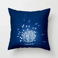 Blue Pattern Cushion Cover 45*45cm Pillowcase for Bedroom Sofa Home Decor by Ljojo