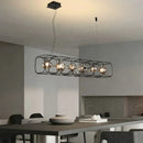 Modern Minimalist LED Pendant Light Fixture Glass Chandelier Kitchen Dining Room Designer Home Decor - Ljojo