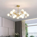Nordic Glass Led Chandelier - Elegant Living Room & Bedroom Decoration Lighting - Ljojo