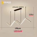 Ljojo LED Pendant Lights: Adjustable Luminaire for Home Decor Lighting