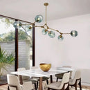 Modern Glass LED Pendant Lights | Nordic Branch Chandeliers by Ljojo for Master Bedroom and Living Room
