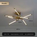 Ljojo LED Stick Shape Chandelier Pendant Light for Modern Home Decor