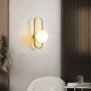 Ljojo Minimalist LED Glass Wall Sconce for Bedroom and Living Room