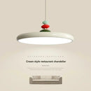 Ljojo Medieval Restaurant Pendant Light: Modern Nordic M Bean Flying Saucer Suspension Lamp
