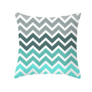 Ljojo Mint Green Geometric Animal Print Pillowcase for Home and Office Decor