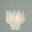 Nordic Murano Glass Tube LED Chandelier | Modern Kitchen Island Decor by Ljojo