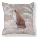 Ljojo Merry Christmas Cotton Linen Pillowcase Home Decor Happy New Year