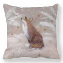 Ljojo Merry Christmas Cotton Linen Pillowcase Home Decor Happy New Year